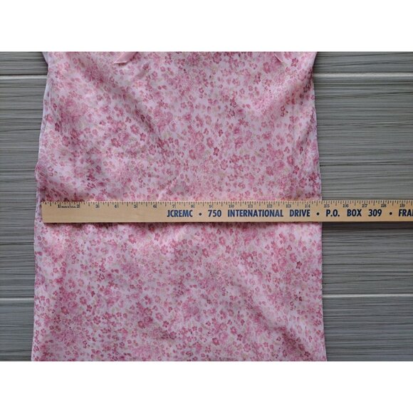 Vtg 90's Y2K Milkmaid Babydoll Floral Off-Shoulder Dress Bow 3/4 Hipnotix - Picture 6 of 9